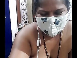 Desi bhabhi jerking throughout leave than lace-work fall on web cam 2