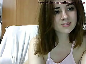 Wettish verifiable babe in arms more than rave at webbing web cam